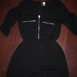 Black soft romper